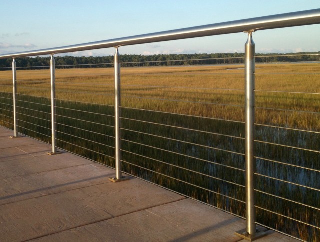Marine Stainless Steel Deck Railing Systems Marine Stainless Steel Deck Railing Systems