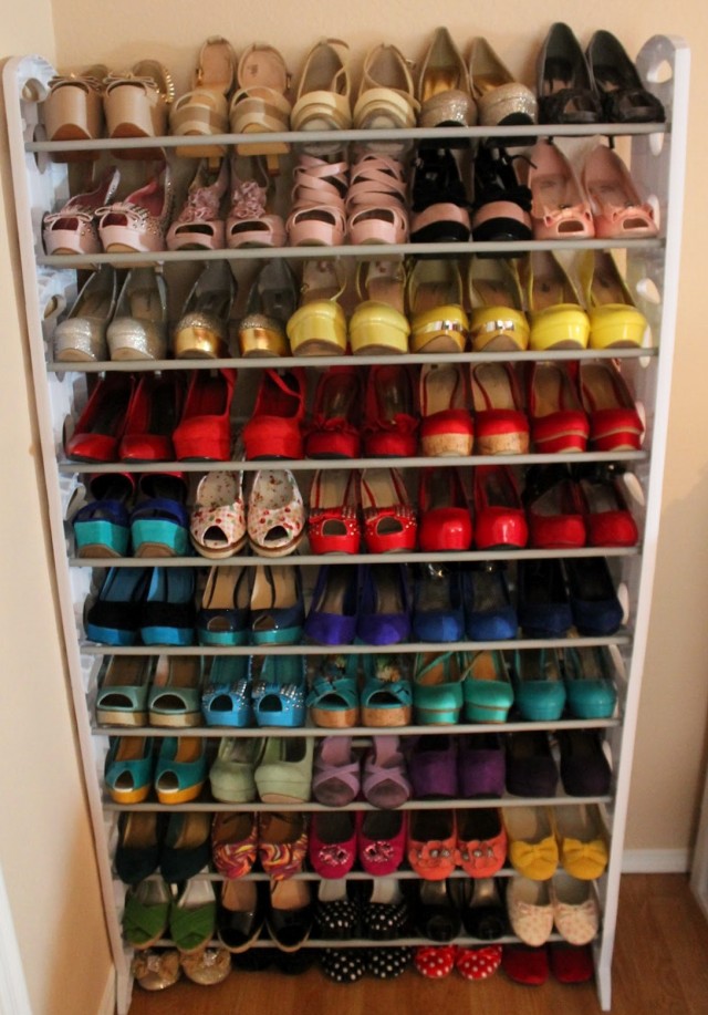 Slim Closet Door Shoe Racks Slim Closet Door Shoe Racks