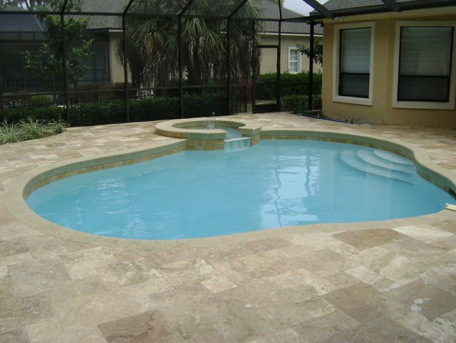 Travertine Pool Deck Cost Travertine Pool Deck Cost