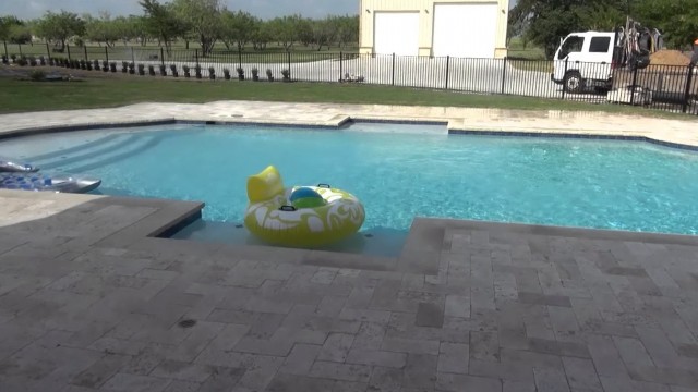 Travertine Pool Deck Ivory Travertine Pool Deck Ivory