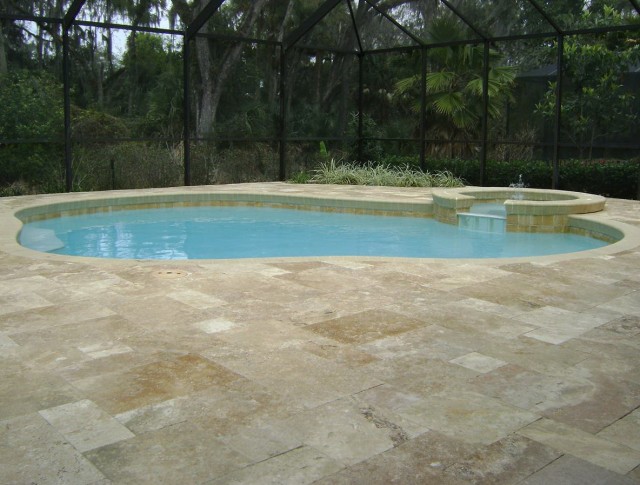 Travertine Pool Deck Pictures Travertine Pool Deck Pictures