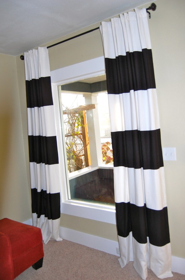 Black And White Curtains Decor Black And White Curtains Decor