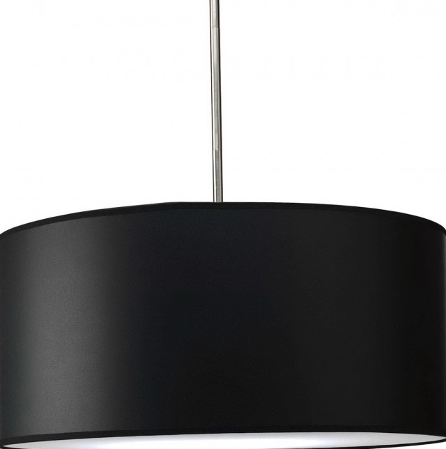 Black Drum Pendant Chandelier Black Drum Pendant Chandelier