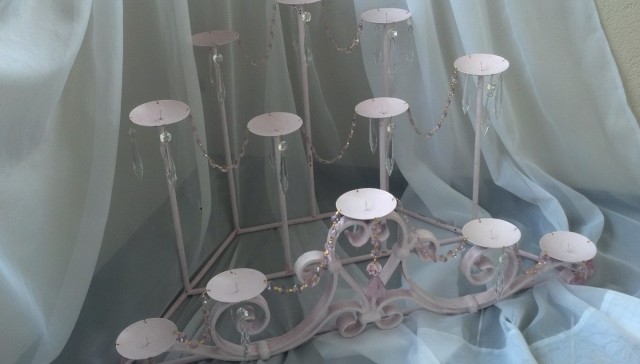 Candle Holder Chandelier Shabby Chic Candle Holder Chandelier Shabby Chic