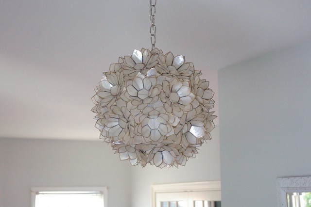 Capiz Lotus Flower Chandelier Capiz Lotus Flower Chandelier
