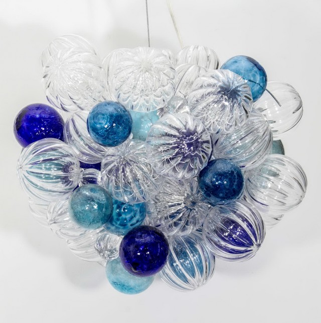 Colored Glass Ball Chandelier Colored Glass Ball Chandelier