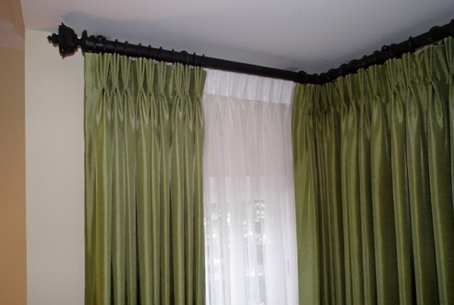 Corner Curtain Rods For Windows Corner Curtain Rods For Windows