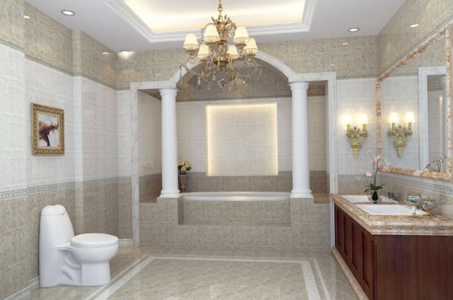 Crystal Chandelier In Bathroom Crystal Chandelier In Bathroom