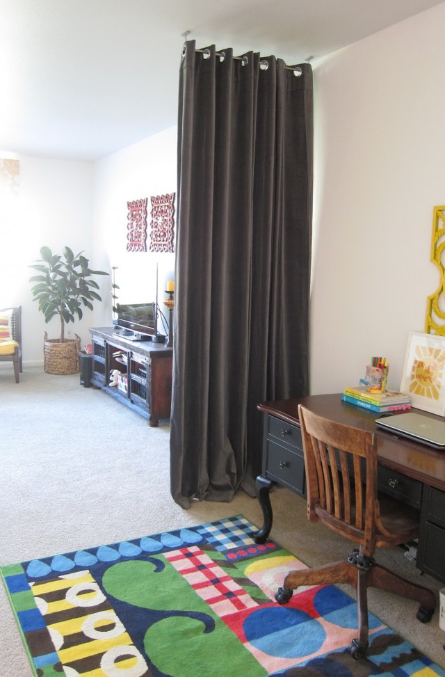 Curtain Room Dividers Diy Curtain Room Dividers Diy
