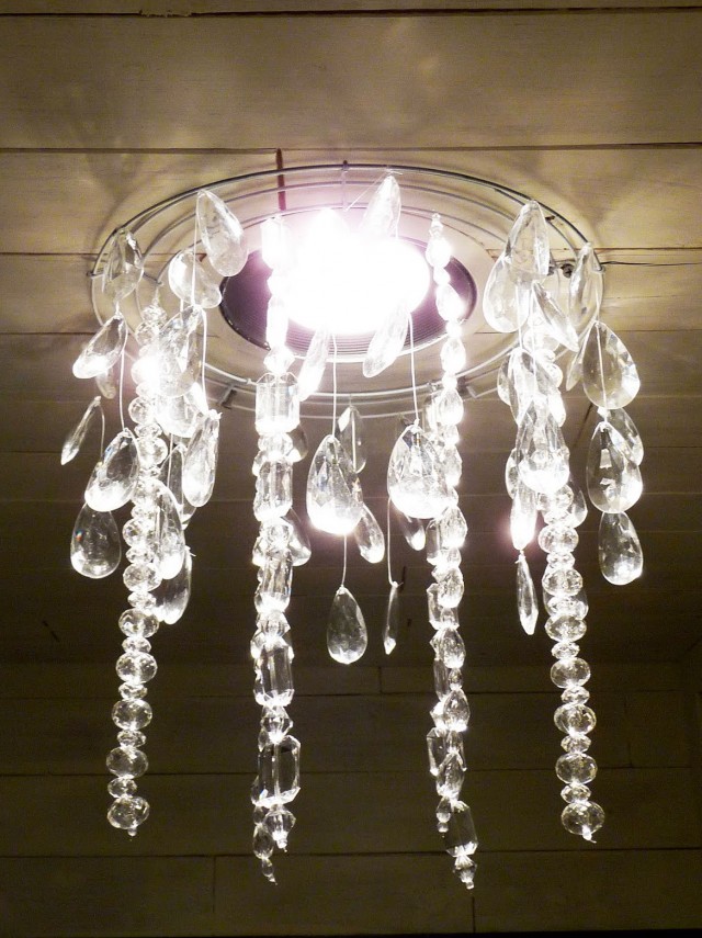 Diy Faux Crystal Chandelier Diy Faux Crystal Chandelier