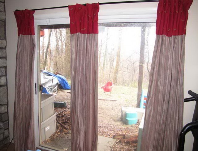 Diy Sliding Glass Door Curtains Diy Sliding Glass Door Curtains