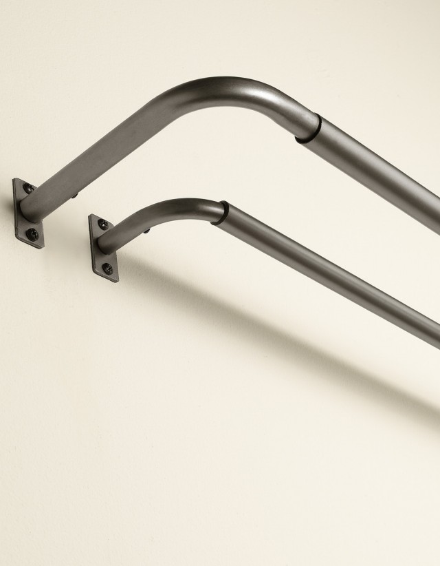 Double Curtain Rod Valance Double Curtain Rod Valance