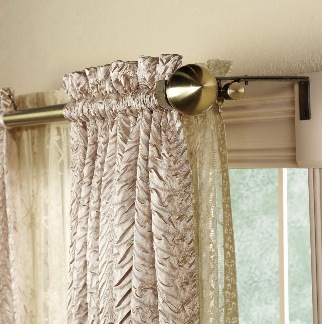Double Rod Curtain Brackets Double Rod Curtain Brackets