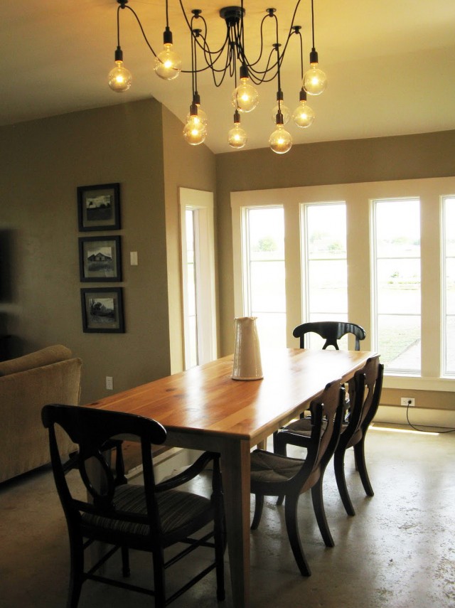 Edison Bulb Chandelier Dining Room Edison Bulb Chandelier Dining Room