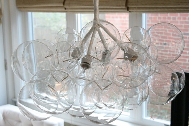 Floating Glass Ball Chandelier Floating Glass Ball Chandelier