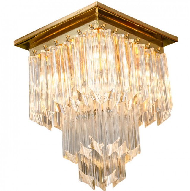 Flush Mount Drum Crystal Chandelier Flush Mount Drum Crystal Chandelier