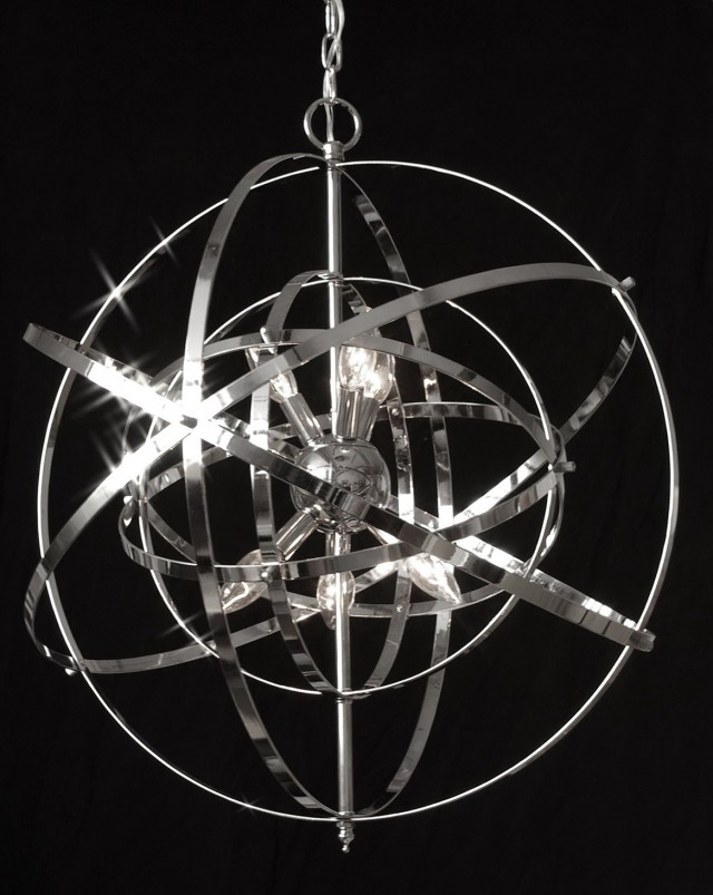 Foucault Orb Crystal Chandelier Foucault Orb Crystal Chandelier