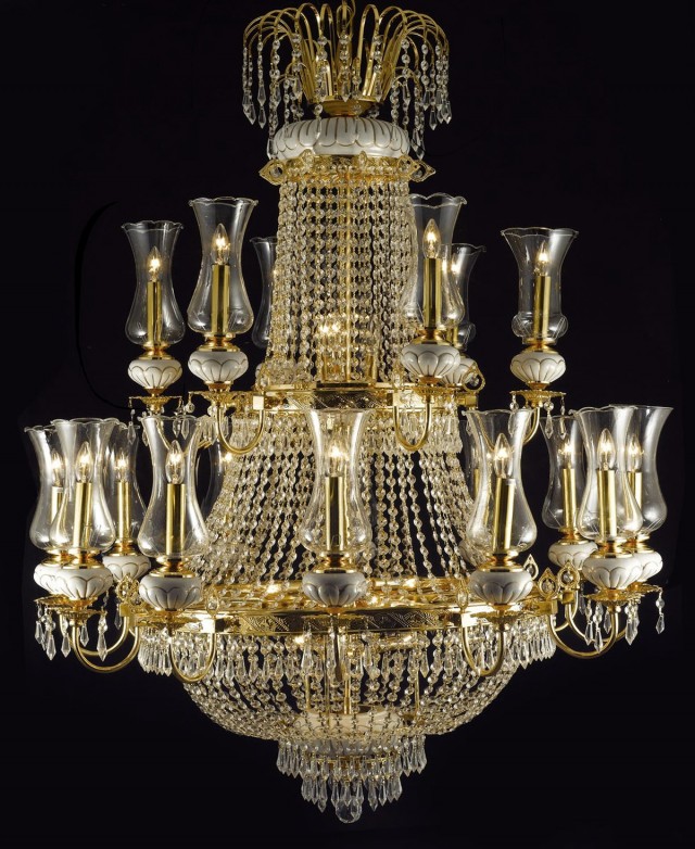 French Empire Crystal Chandelier Lighting H50 X W30 French Empire Crystal Chandelier Lighting H50 X W30