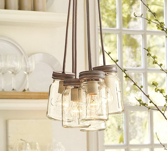 Glass Jar Pendant Chandelier Glass Jar Pendant Chandelier