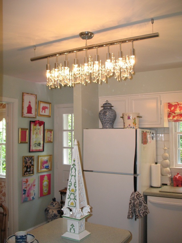 Linear Strand Crystal Chandelier Linear Strand Crystal Chandelier