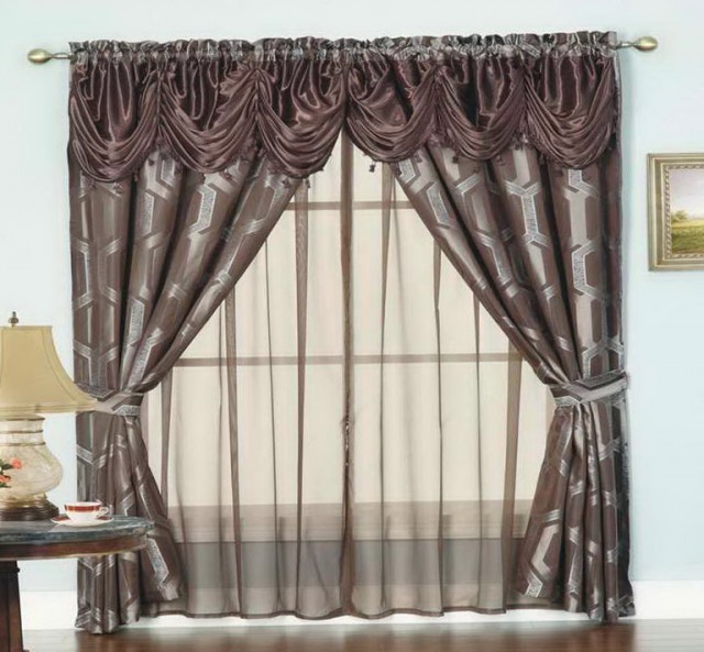Living Room Curtains With Valance Living Room Curtains With Valance