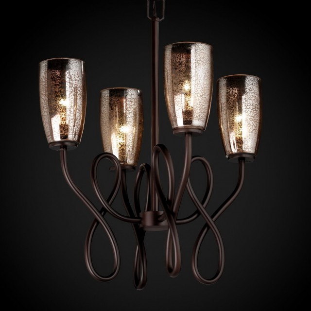 Mercury Glass Chandelier Shades Mercury Glass Chandelier Shades