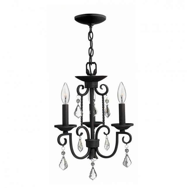 Mini Black Chandeliers With Crystals Mini Black Chandeliers With Crystals