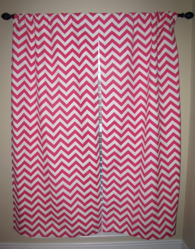 Pink Chevron Blackout Curtains Pink Chevron Blackout Curtains