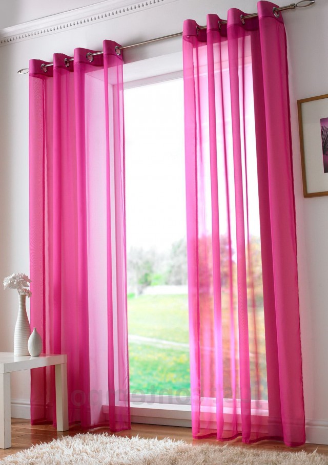 Pink Eyelet Blackout Curtains Pink Eyelet Blackout Curtains