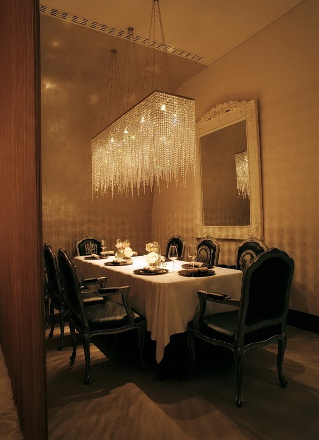 Rectangular Crystal Chandelier Dining Room Rectangular Crystal Chandelier Dining Room