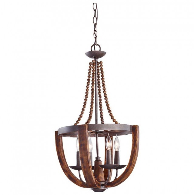 Rustic Wood And Iron Chandelier Rustic Wood And Iron Chandelier