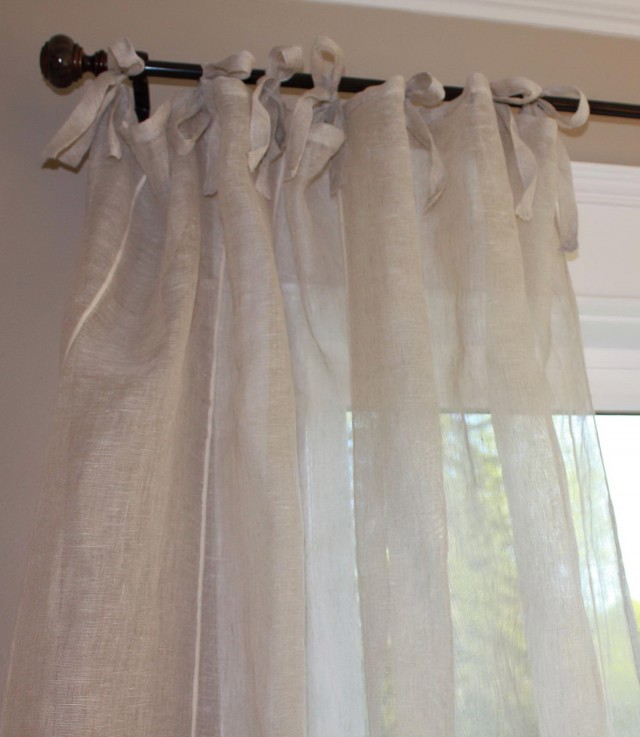 Sheer Linen Curtain Panels Sheer Linen Curtain Panels