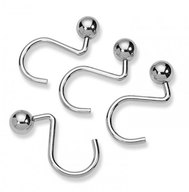 Shower Curtain Hooks Chrome Shower Curtain Hooks Chrome