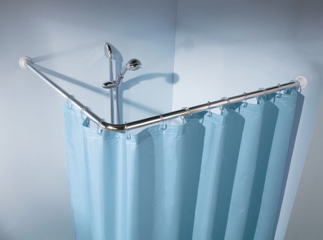 Shower Curtain Rod For Slanted Wall Shower Curtain Rod For Slanted Wall