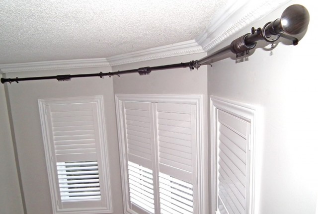 Traverse Curtain Rods For Bay Windows Traverse Curtain Rods For Bay Windows