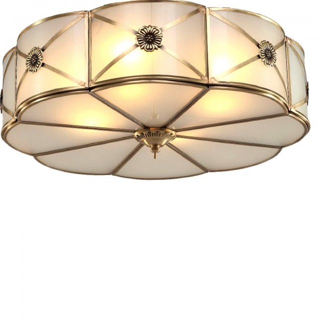 Vintage Flush Mount Crystal Chandelier Vintage Flush Mount Crystal Chandelier