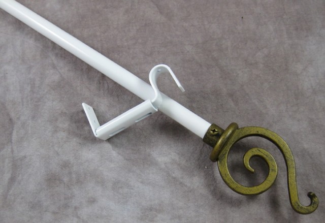 White Curtain Rods Decorative White Curtain Rods Decorative