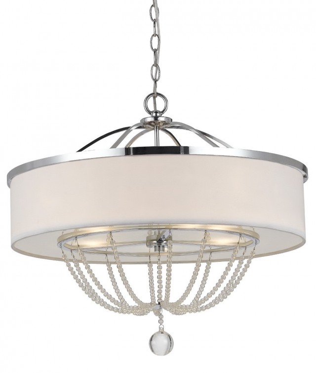White Drum Pendant Chandelier White Drum Pendant Chandelier