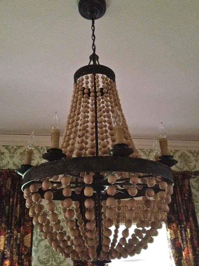 Wood Bead Chandelier Pottery Barn Wood Bead Chandelier Pottery Barn