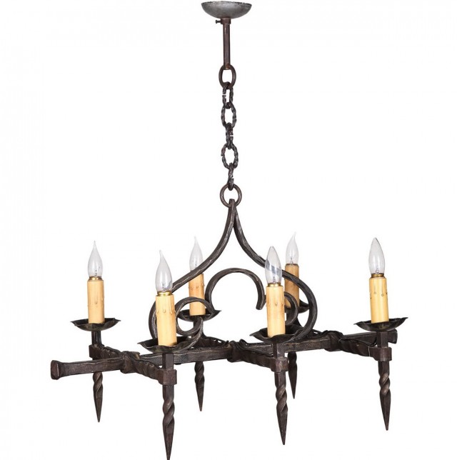 Wrought Iron Chandelier With Candles Wrought Iron Chandelier With Candles