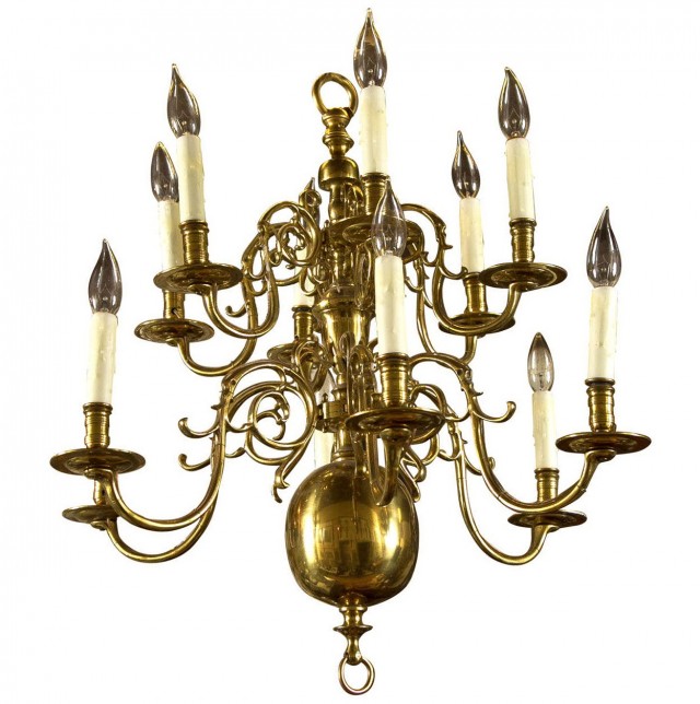 12 Light Brass Chandelier 12 Light Brass Chandelier