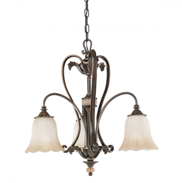 3 Light Chandelier Bronze 3 Light Chandelier Bronze