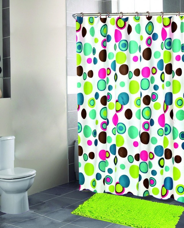 Abright Colorful Shower Curtains Abright Colorful Shower Curtains