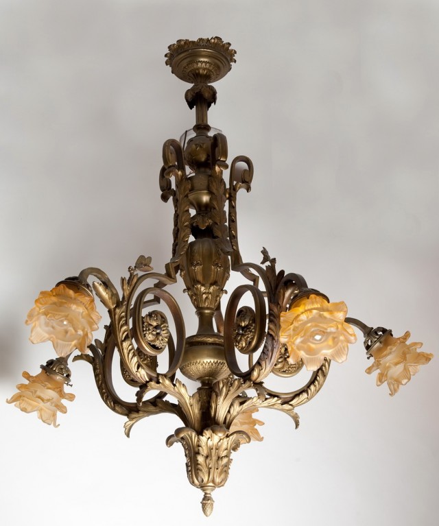 Antique Bronze And Crystal Chandelier Antique Bronze And Crystal Chandelier