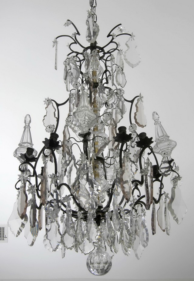 Antique French Crystal Chandelier Antique French Crystal Chandelier