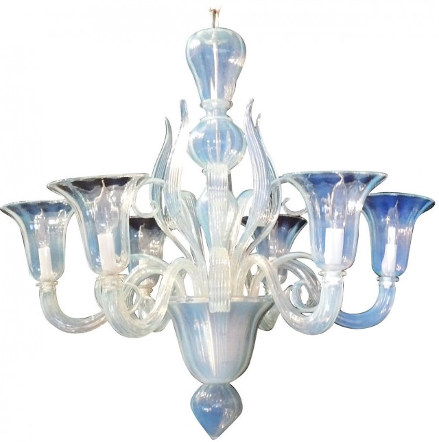 Antique Venetian Glass Chandelier Antique Venetian Glass Chandelier