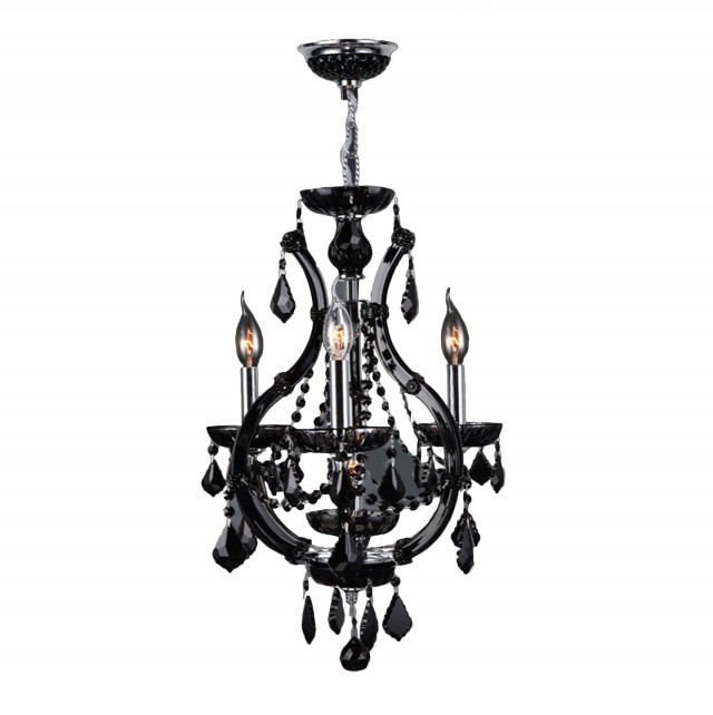 Black Chrome Crystal Chandelier Black Chrome Crystal Chandelier