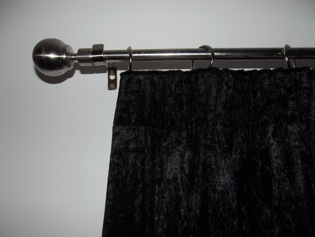 Black Crushed Velvet Curtains Black Crushed Velvet Curtains