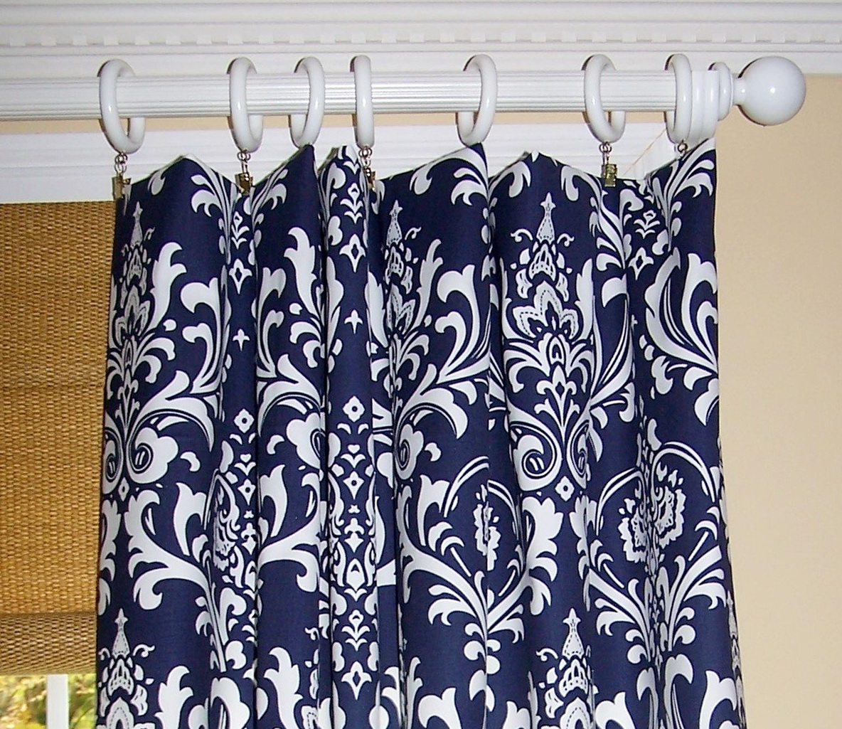 Blue And White Curtain Panels Home Design Ideas