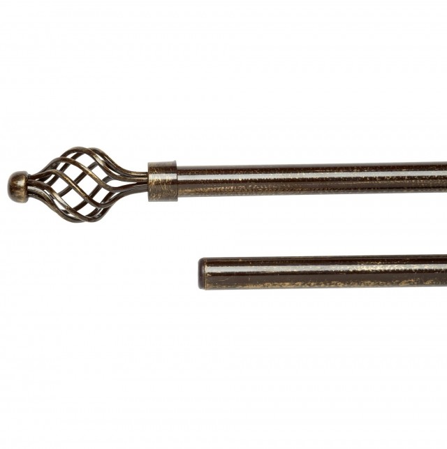 Bronze Double Curtain Rods Bronze Double Curtain Rods